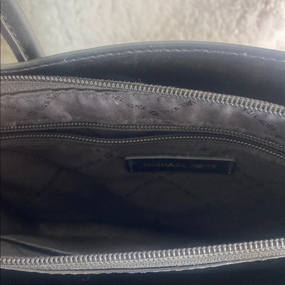 Michael Kors Black Saffiano Leather Tote - Picture 7 of 10